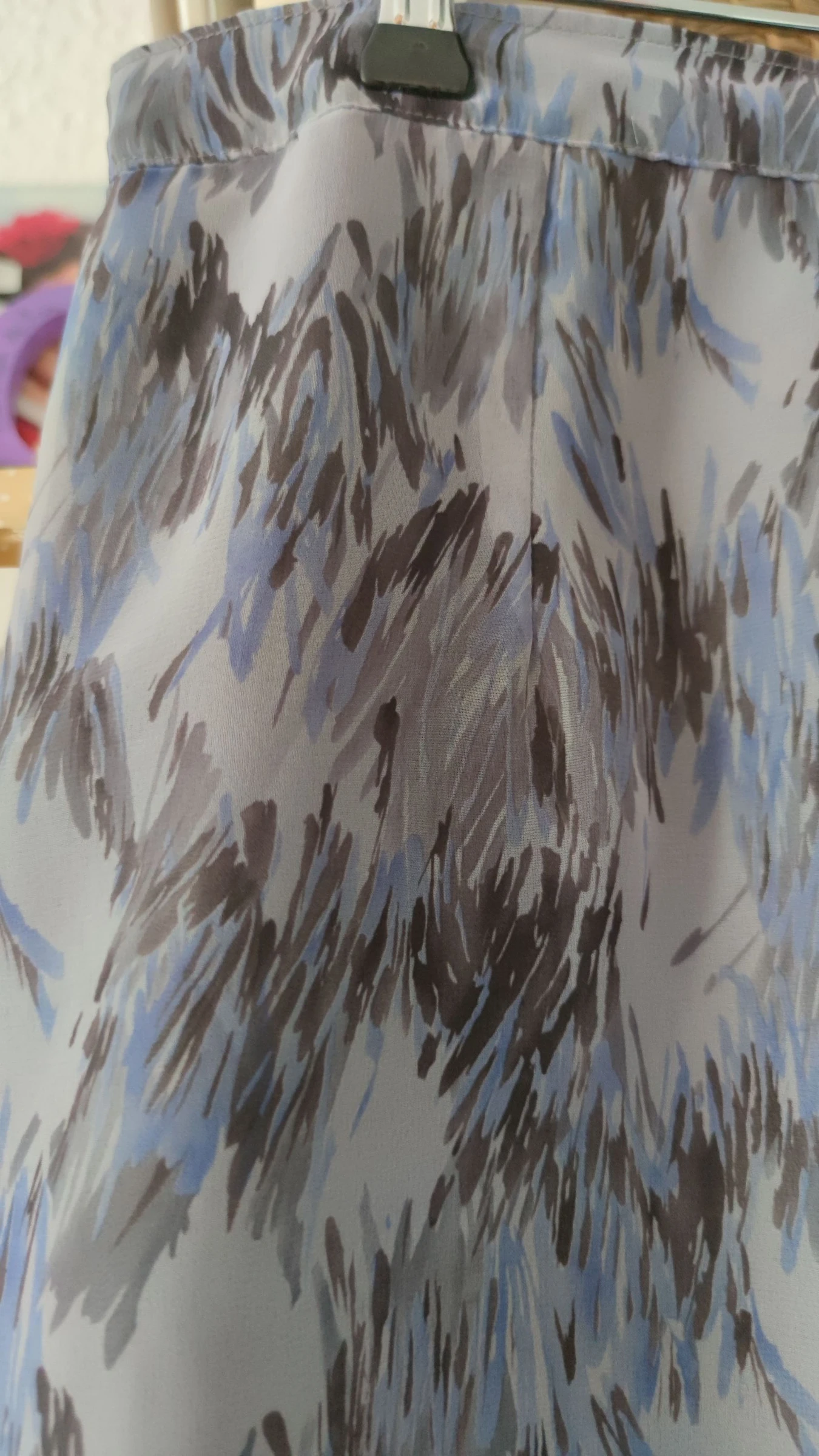 Saia MIDI de chiffon Vintage Tamanho XXL ou 44 – photo 3